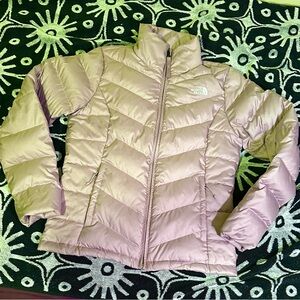 The North Face Lavender/ Lilac 550 Down Puffer Jacket